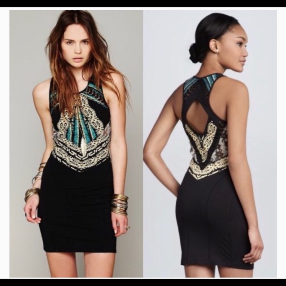 Free People Out of Africa bodycon dress